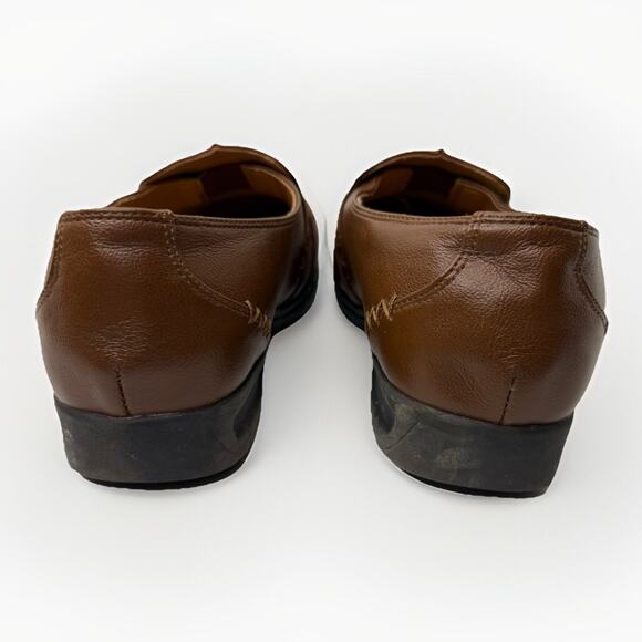 Comfortview Natalia Brown Slip-On Loafers Size 10.5 WW Wide Comfort Casual Shoes - Picture 4 of 11